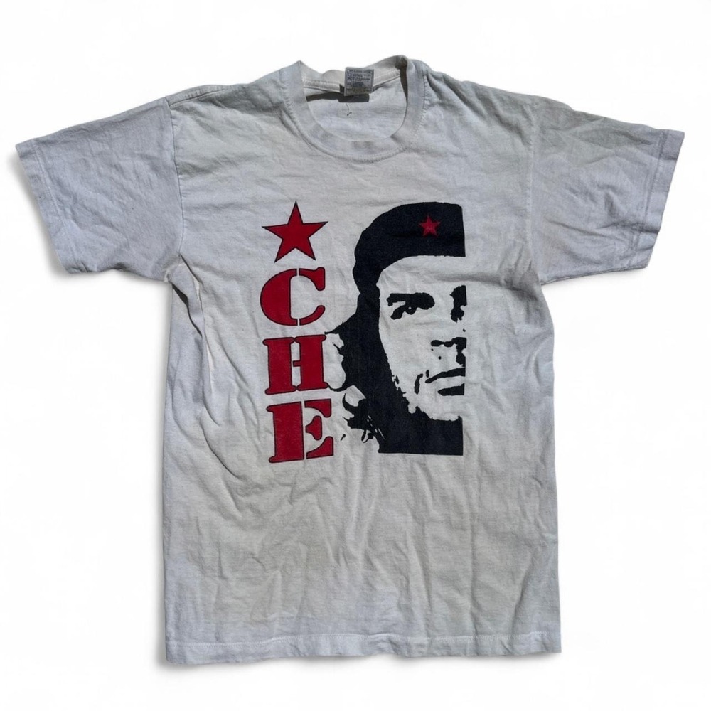 White Caribbean Tropic Che Guevara Graphic Tee - M